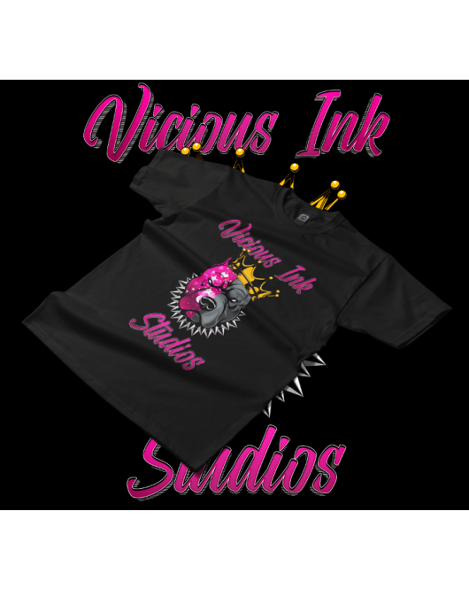 Vicious Ink Studio: Pink Pitbull